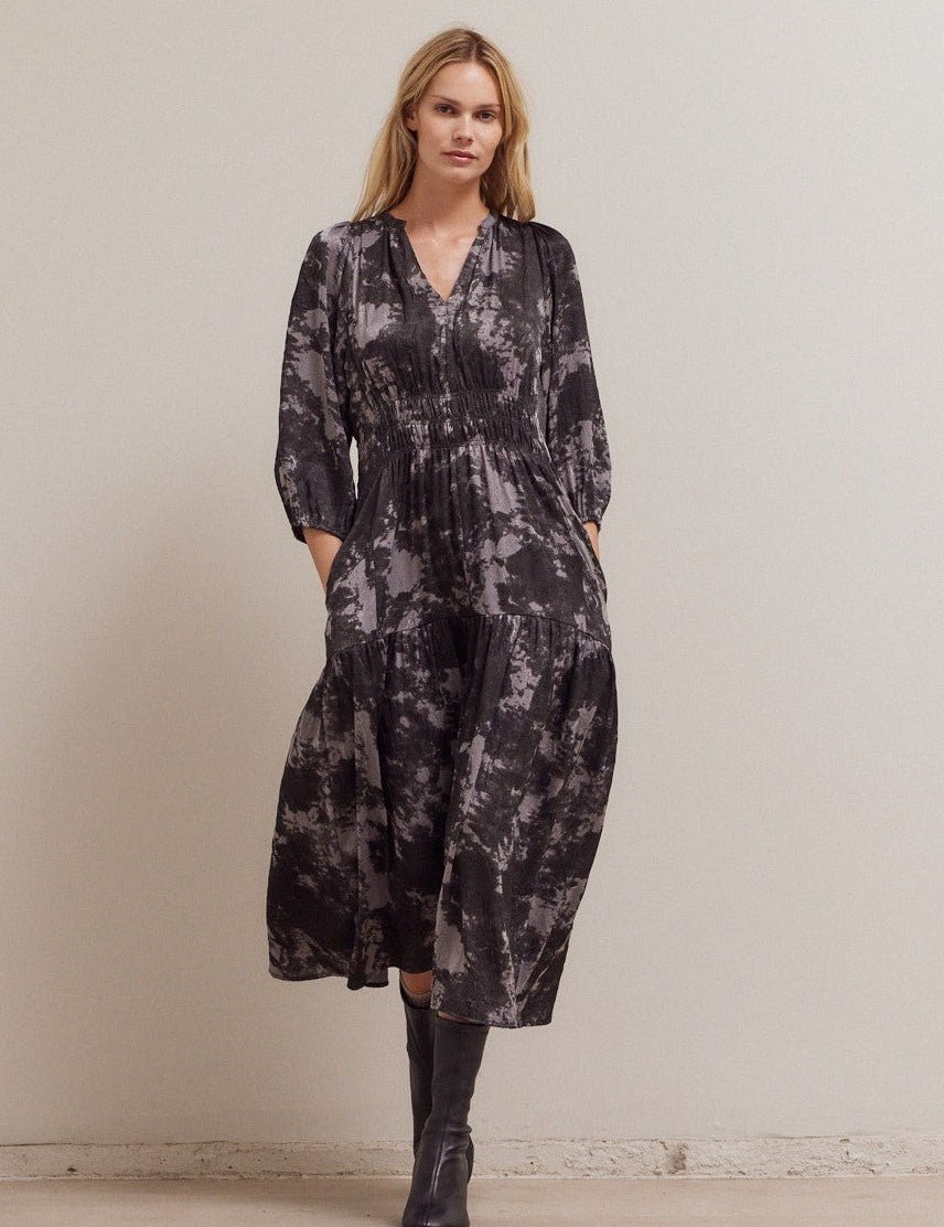 Art School Printed Midi Dress - Westly
