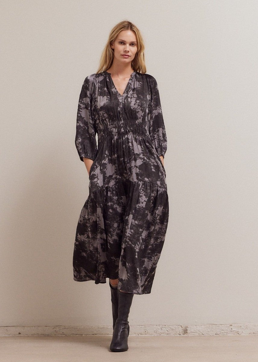 Art School Printed Midi Dress - Westly