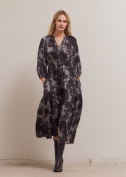 Art School Printed Midi Dress - Westly