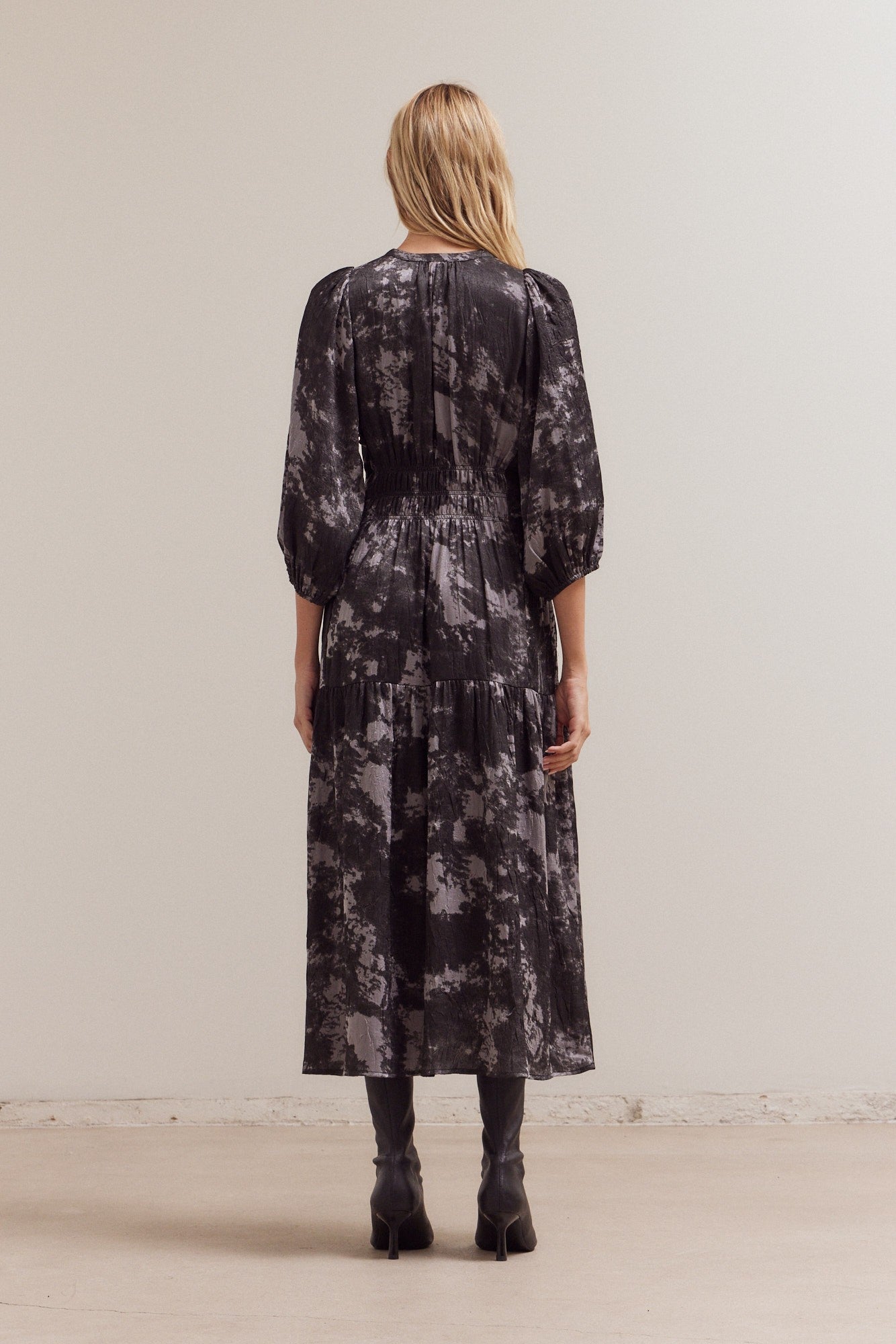 Art School Printed Midi Dress - Westly