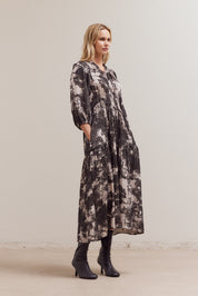 Art School Printed Midi Dress - Westly