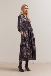 Art School Printed Midi Dress - Westly