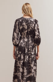 Art School Printed Midi Dress - Westly