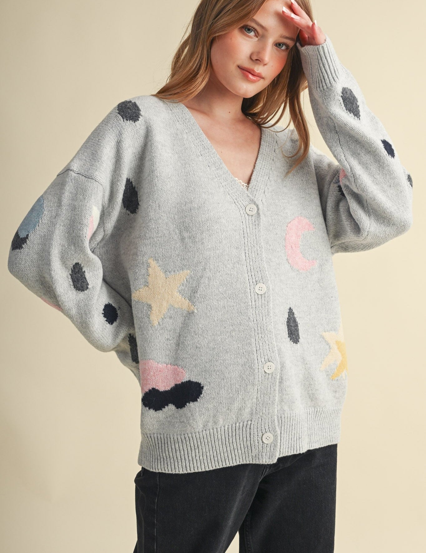 Astronomers Club Celestial Knit Cardigan - Westly
