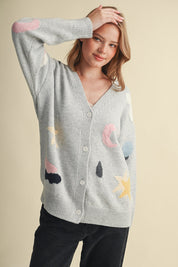 Astronomers Club Celestial Knit Cardigan - Westly