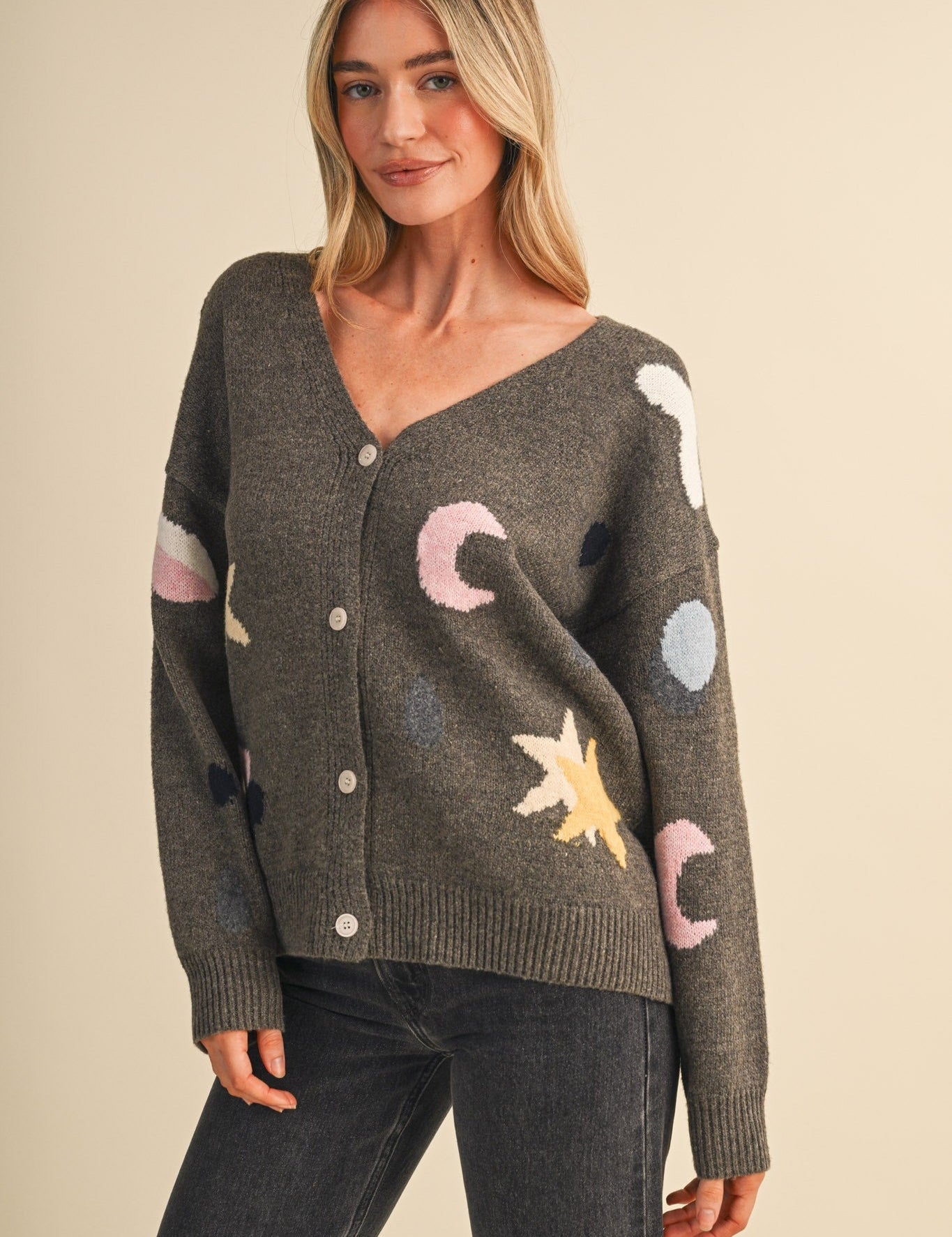 Astronomers Club Celestial Knit Cardigan - Westly