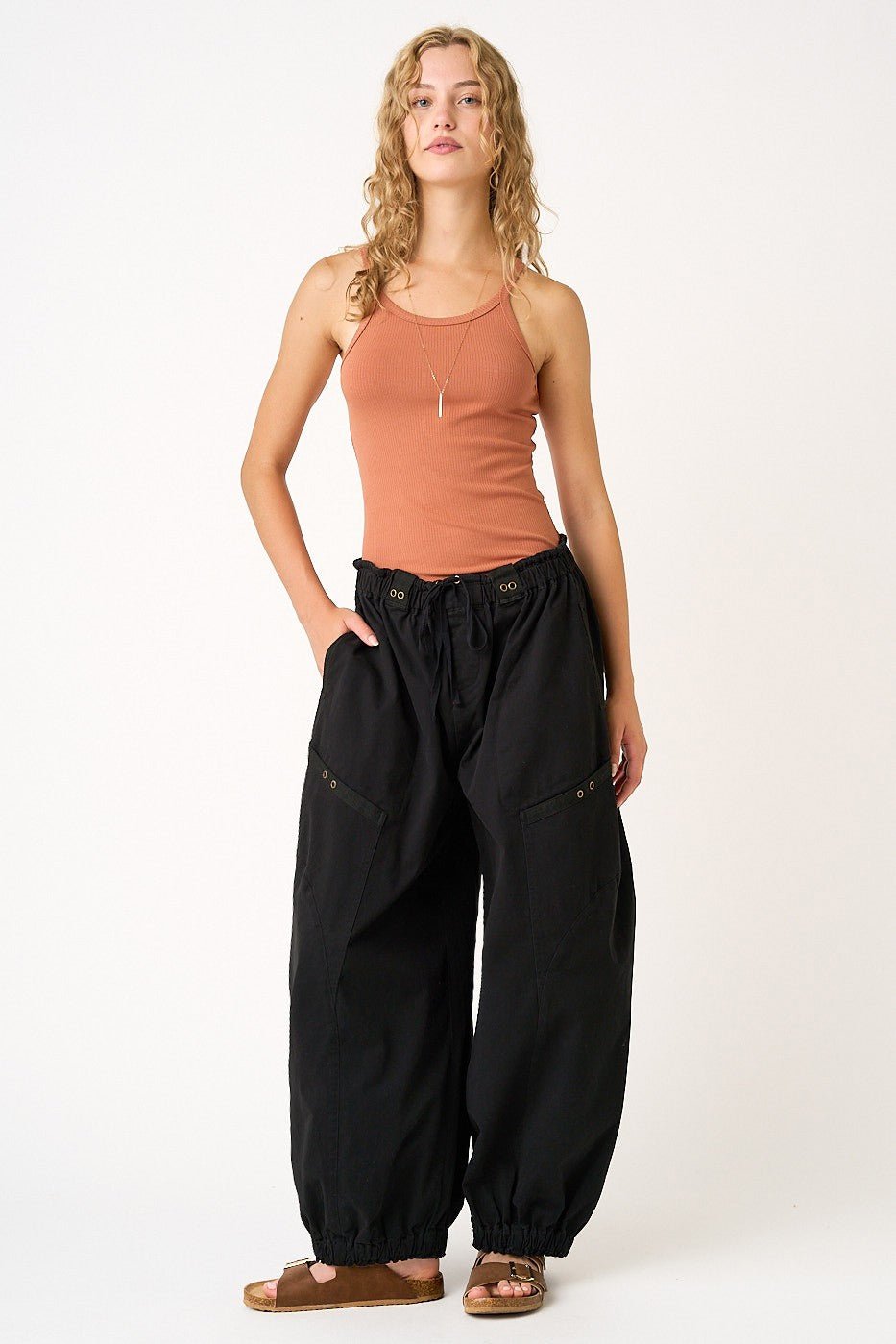Atlas Twill Drop Pocket Parachute Pants - Westly