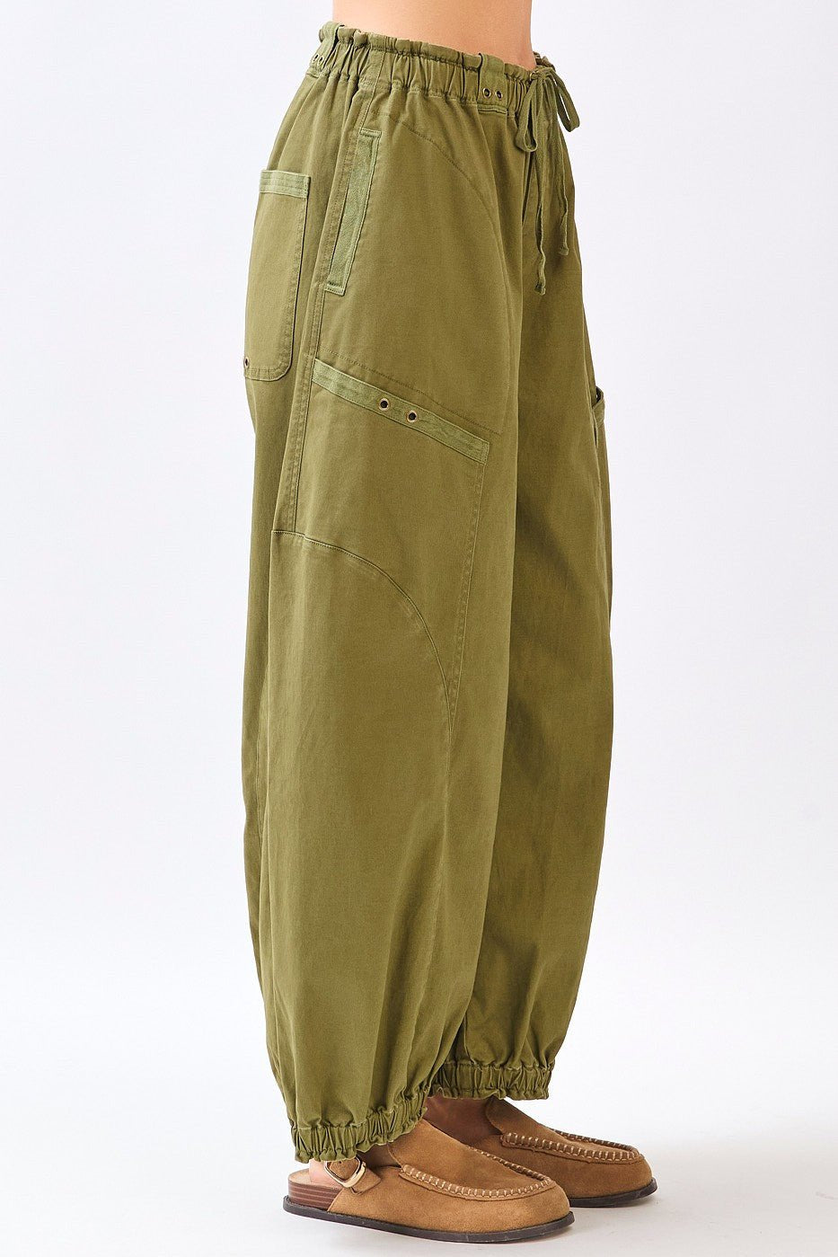 Atlas Twill Drop Pocket Parachute Pants - Westly