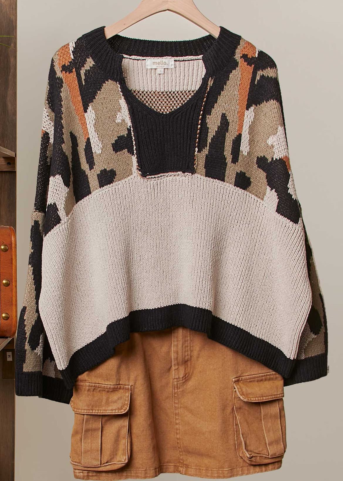 August Camouflage Knit Sweater - Westly
