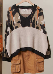 August Camouflage Knit Sweater - Westly