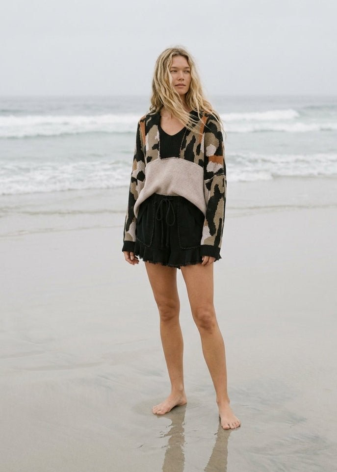 August Camouflage Knit Sweater - Westly