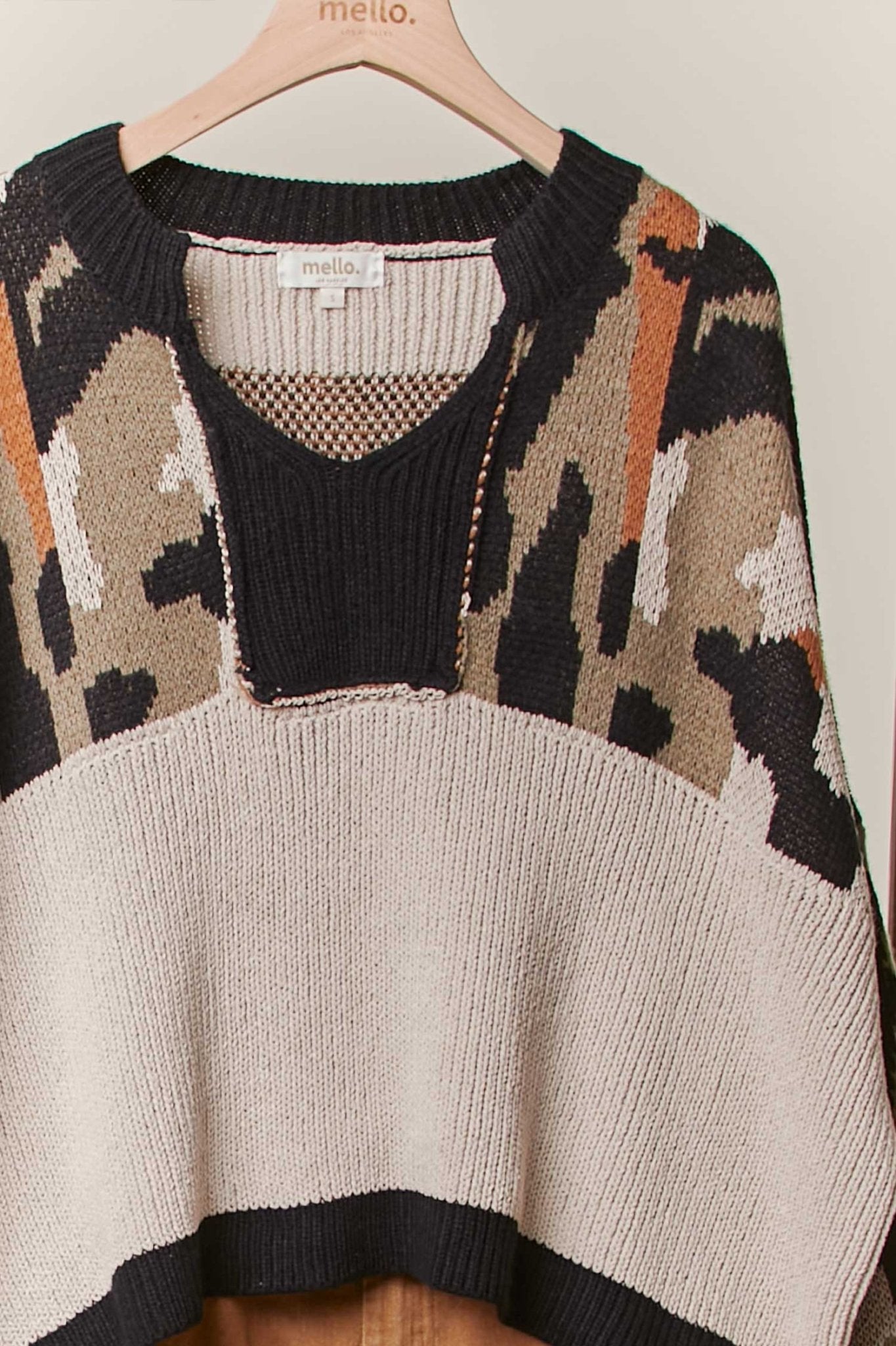 August Camouflage Knit Sweater - Westly