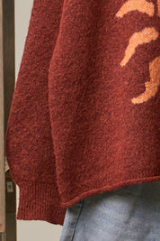August Sun Embroidered Sweater - Westly