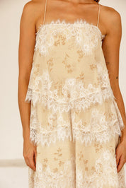 Aurelie Floral Lace Maxi Dress - Westly