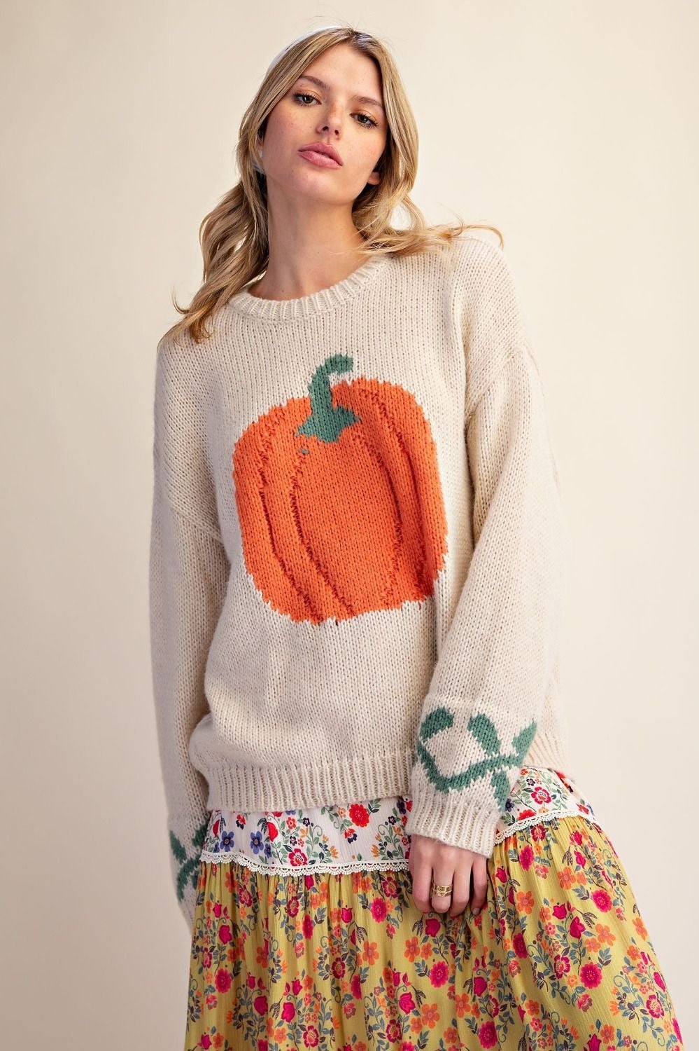 Autumn Acres Pumpkin Sweater - Westly