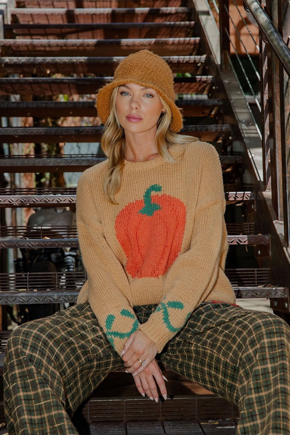 Autumn Acres Pumpkin Sweater - Westly