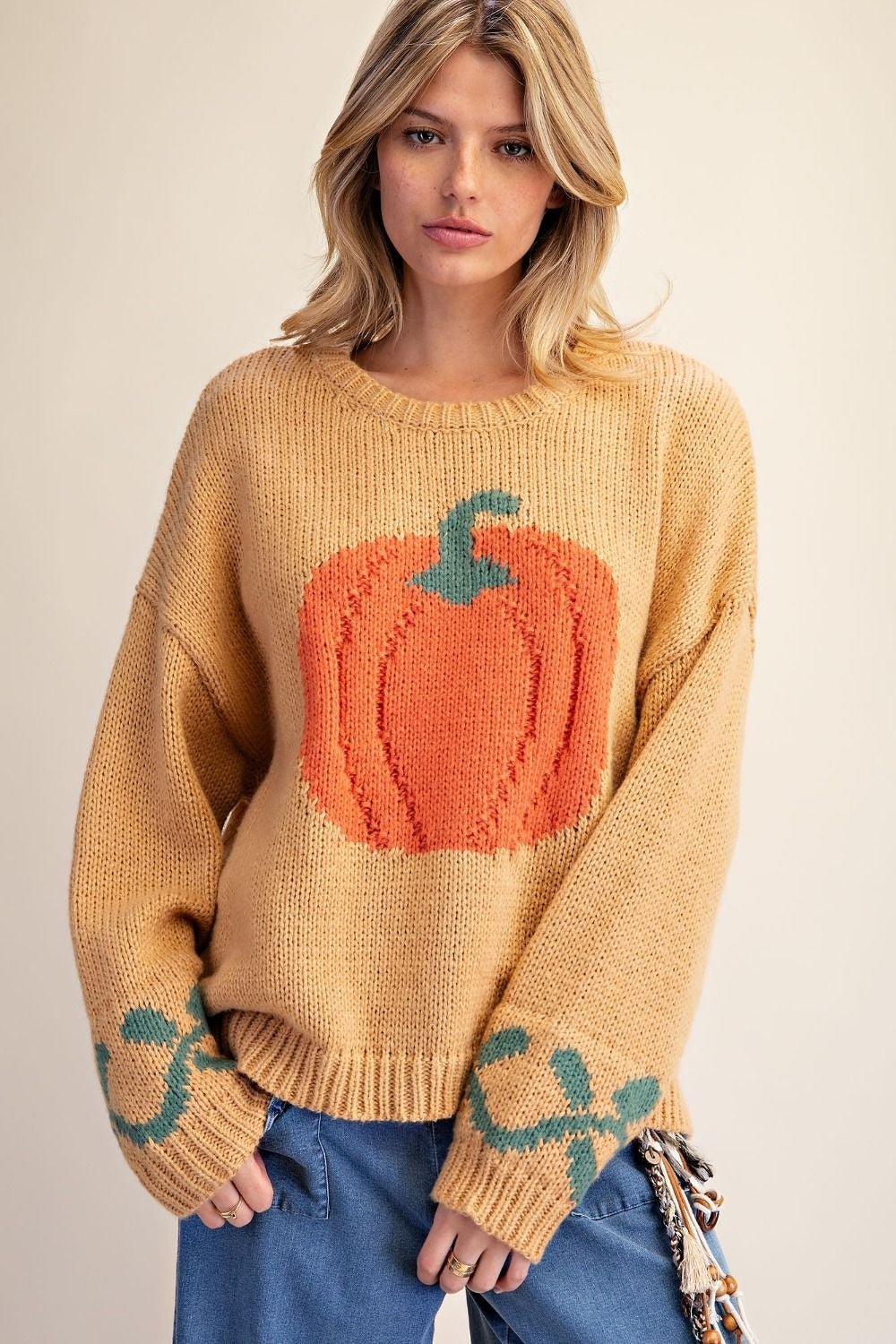 Autumn Acres Pumpkin Sweater - Westly