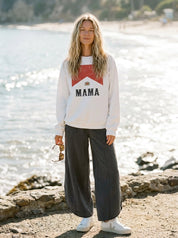 Badass Mama Oversized Graphic Sweatshirt - Westly