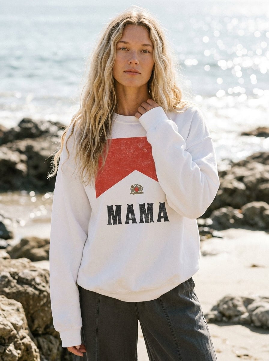 Badass Mama Oversized Graphic Sweatshirt - Westly