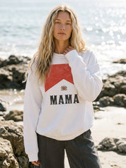 Badass Mama Oversized Graphic Sweatshirt - Westly