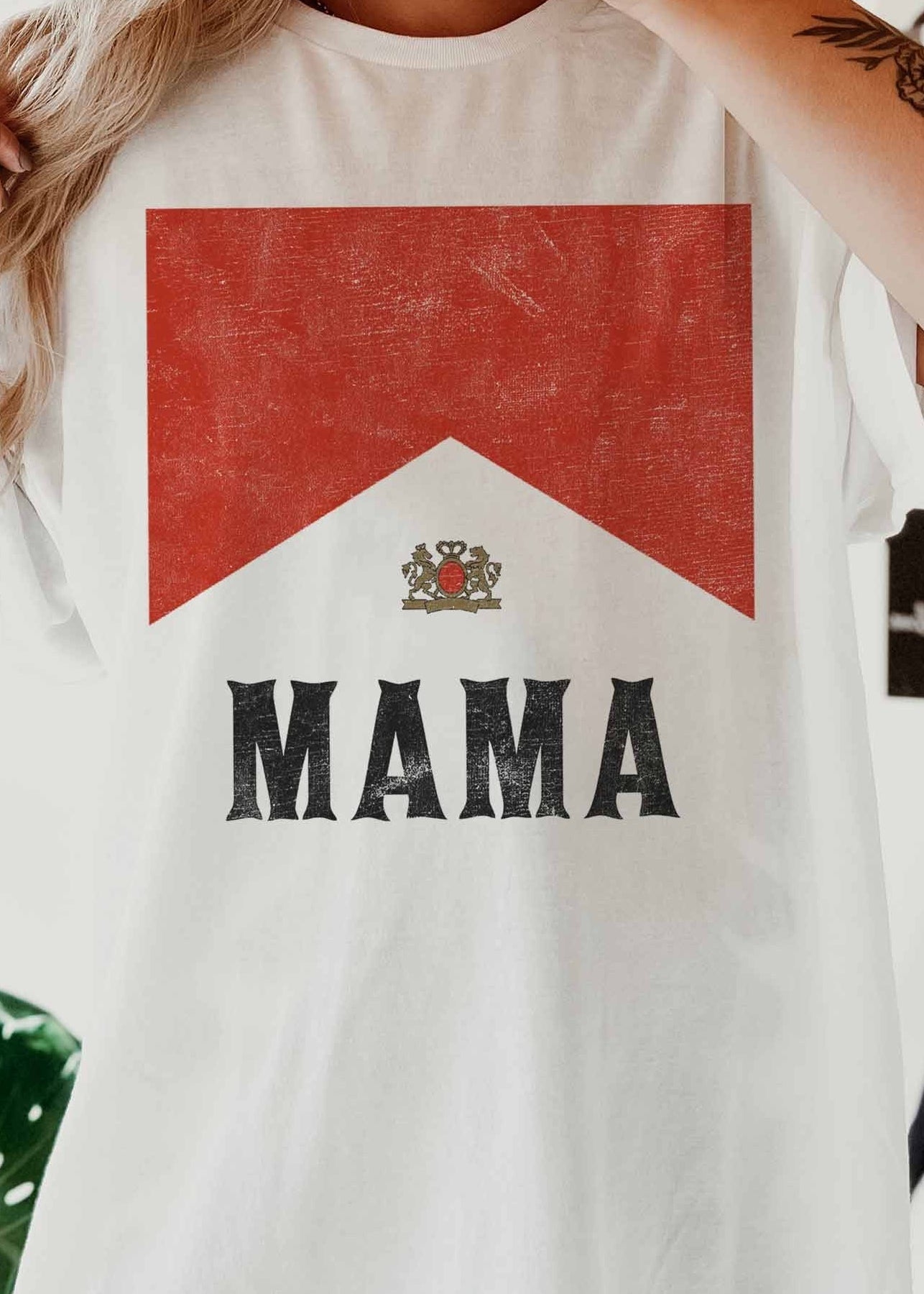 Badass Mama Oversized Graphic Tee - Westly
