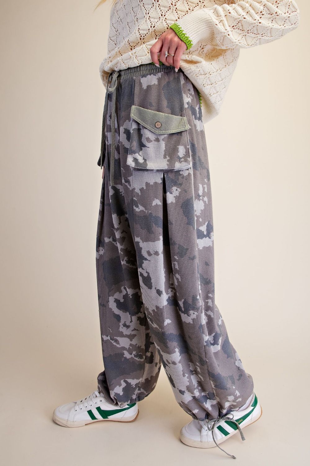 Badlands Camo Thermal Washed Cargo Pants - Westly