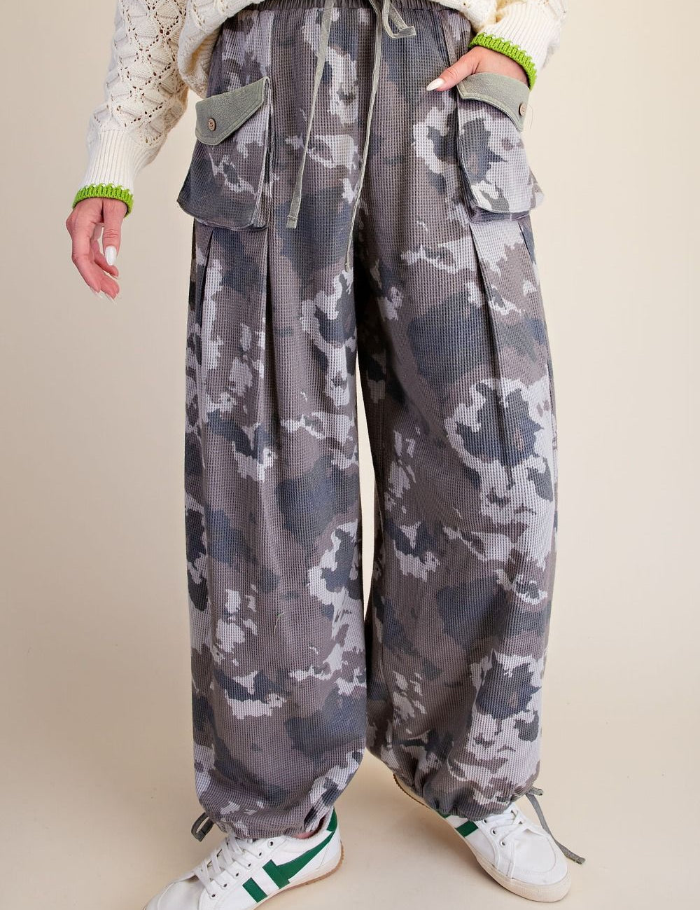 Badlands Camo Thermal Washed Cargo Pants - Westly