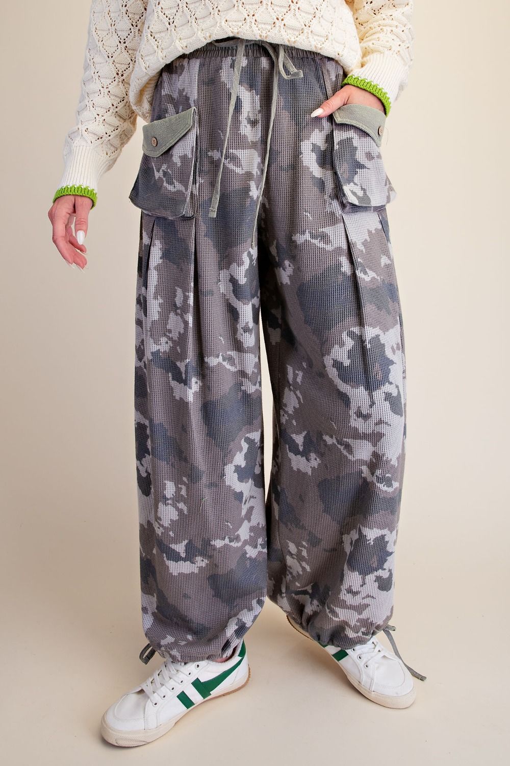 Badlands Camo Thermal Washed Cargo Pants - Westly