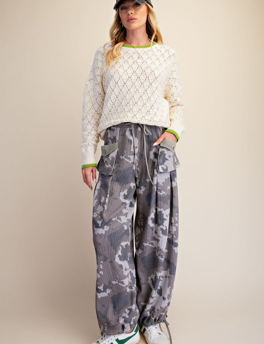 Badlands Camo Thermal Washed Cargo Pants - Westly