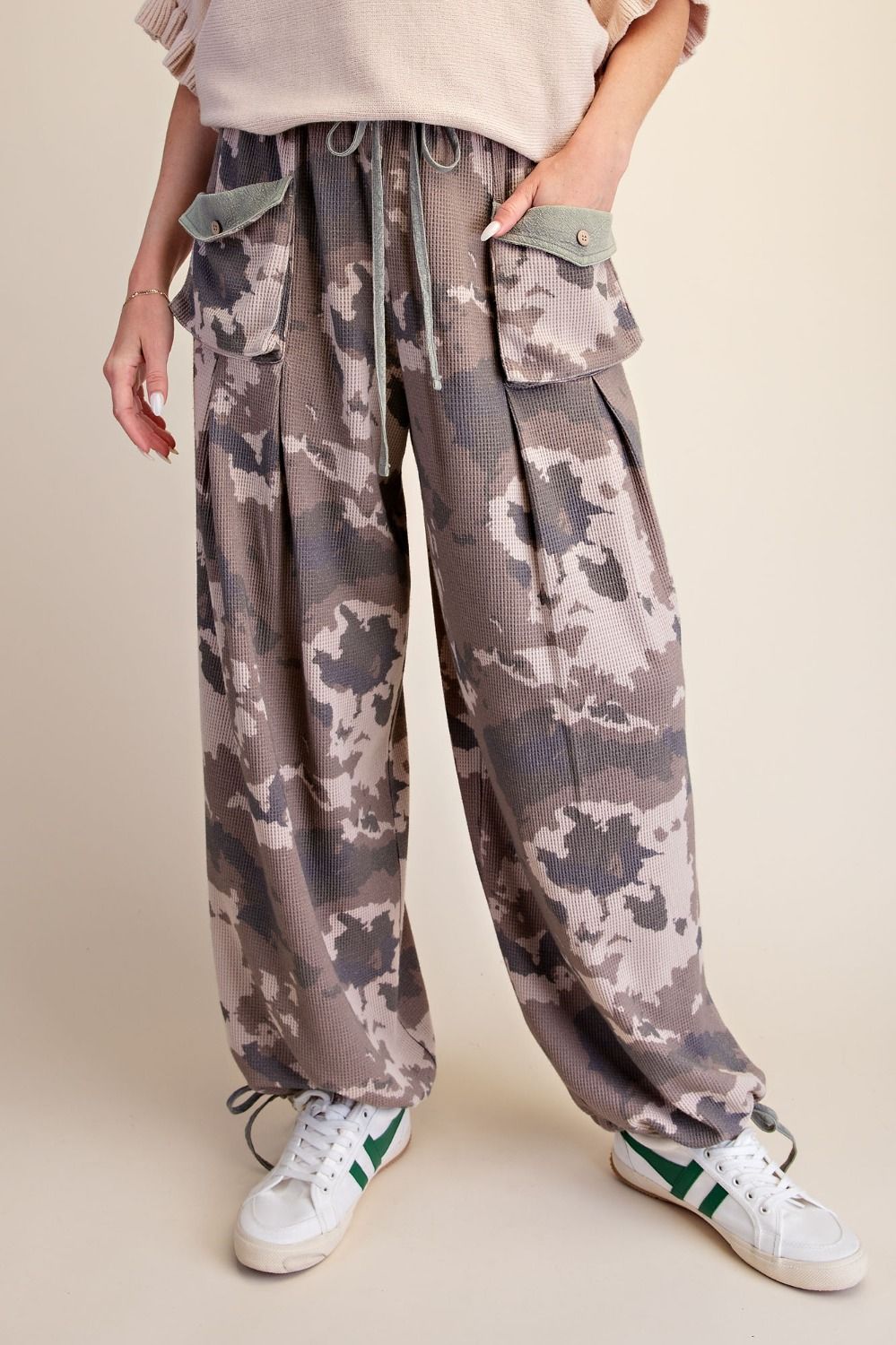 Badlands Camo Thermal Washed Cargo Pants - Westly
