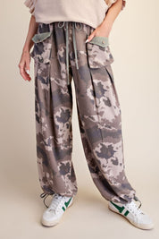 Badlands Camo Thermal Washed Cargo Pants - Westly