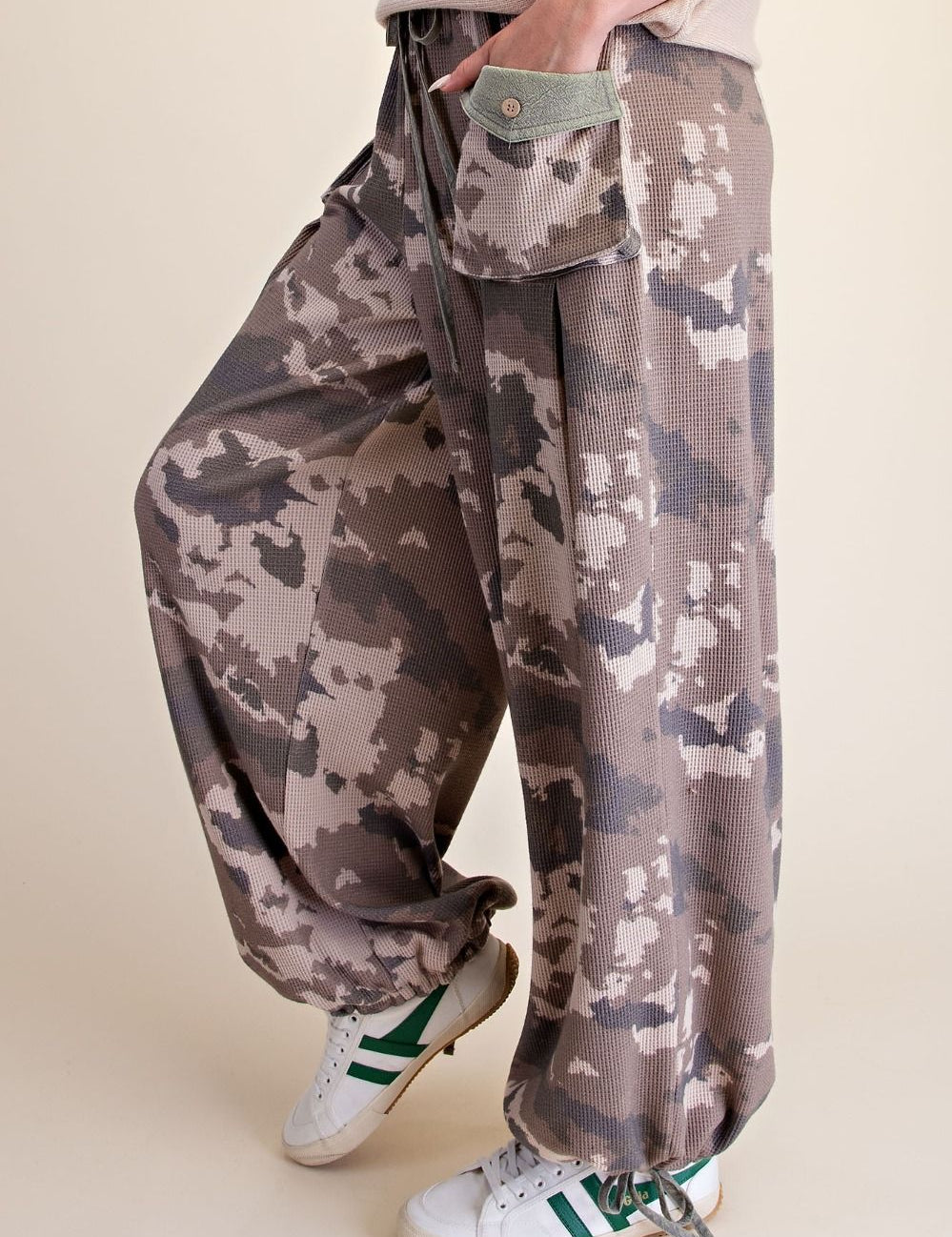 Badlands Camo Thermal Washed Cargo Pants - Westly
