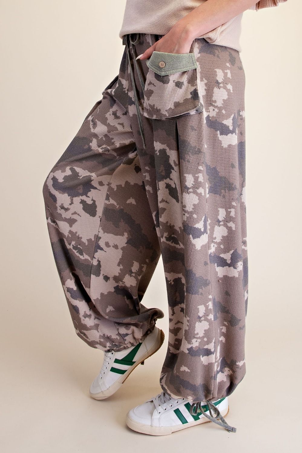 Badlands Camo Thermal Washed Cargo Pants - Westly