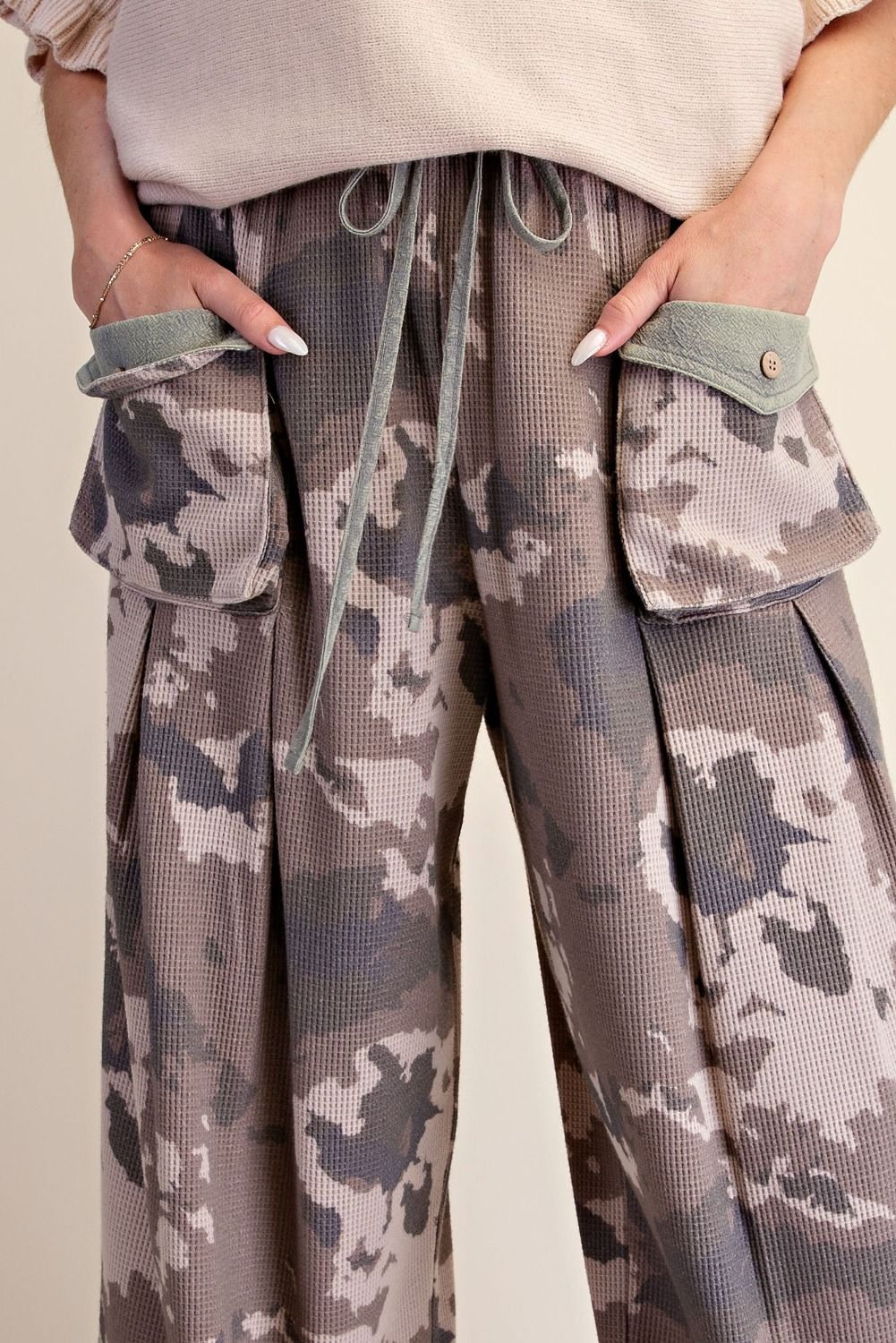 Badlands Camo Thermal Washed Cargo Pants - Westly