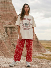 Badlands National Park Oversized Graphic Tee - Westly