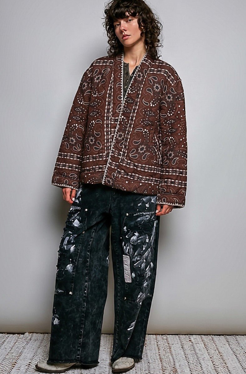 Bandit Quilted Bandana Jacket - Westly
