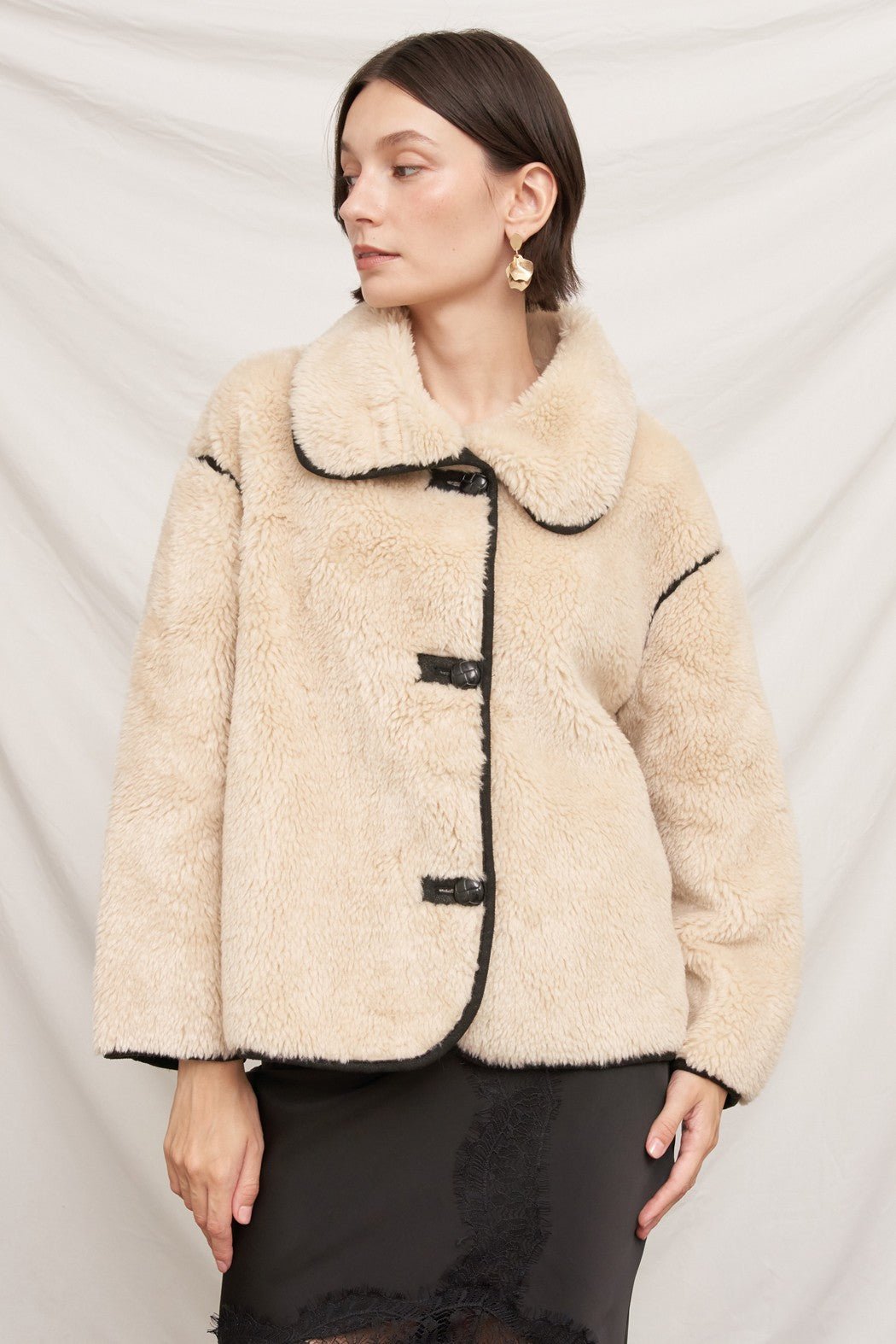 Bellingham Faux Shearling Toggle Jacket - Westly