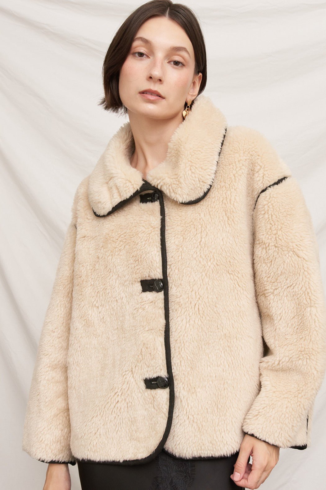 Bellingham Faux Shearling Toggle Jacket - Westly