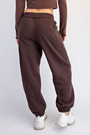 Benchside Seamed Fleece Jogger Pants in Espresso, photo 2