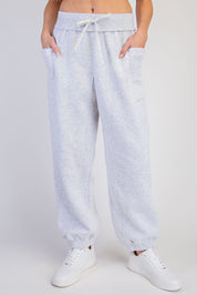 Benchside Seamed Fleece Jogger Pants in Heather Grey, photo 4