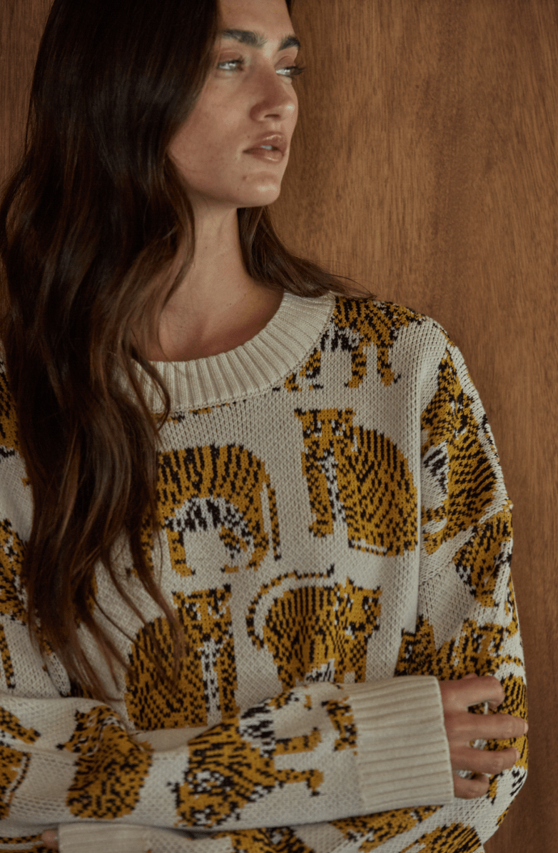 Bengal Jungle Knit Sweater - Westly