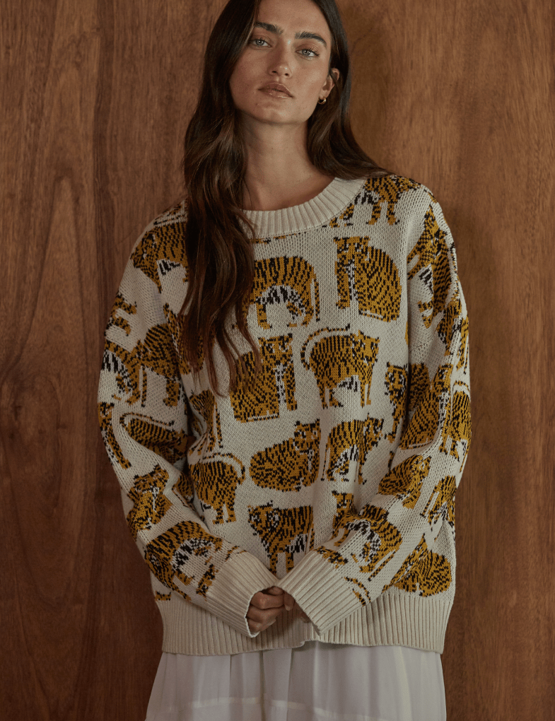 Bengal Jungle Knit Sweater - Westly