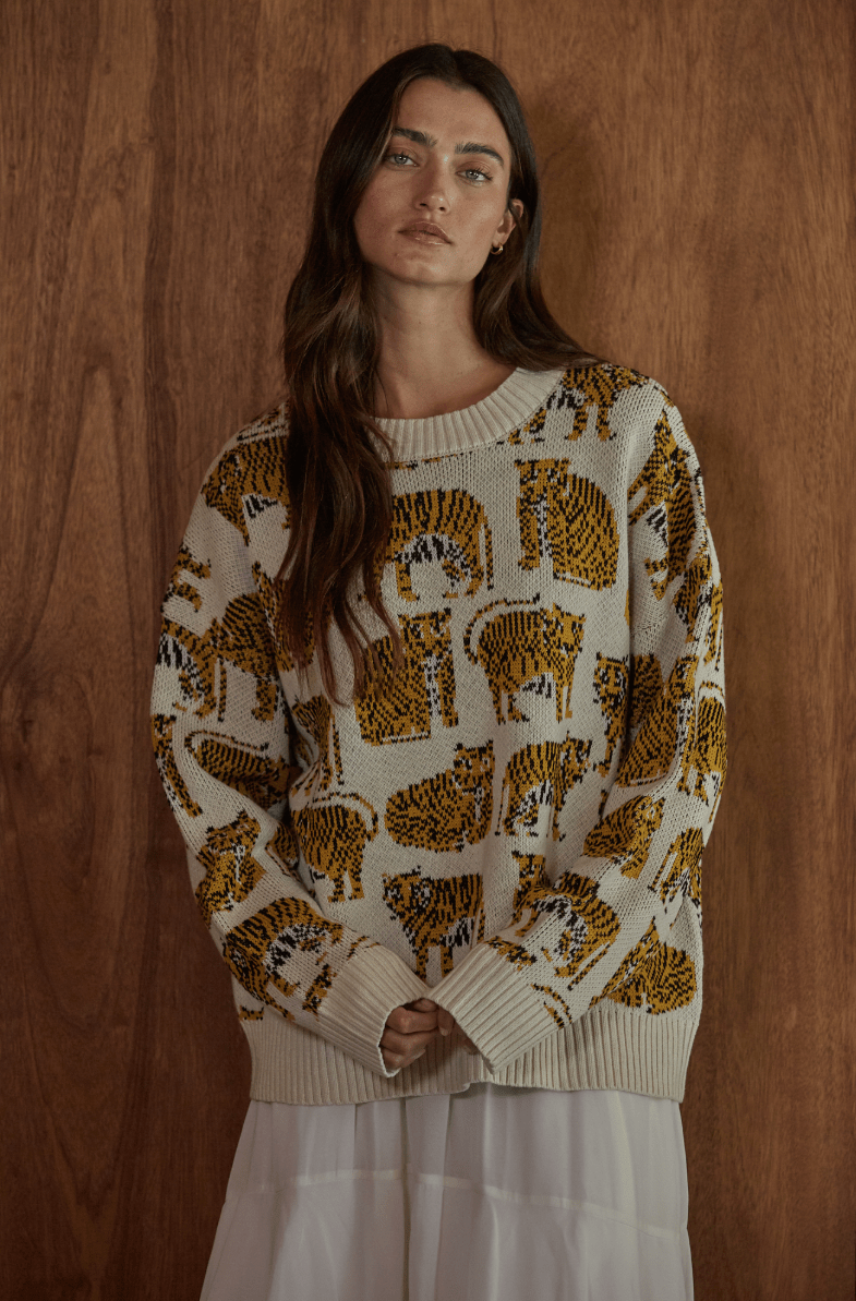 Bengal Jungle Knit Sweater - Westly
