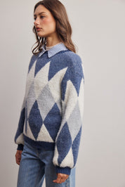 Berkeley Argyle Knit Sweater - Westly