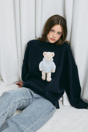 Bernie Teddy Bear Oversized Sweater - Westly