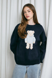 Bernie Teddy Bear Oversized Sweater - Westly
