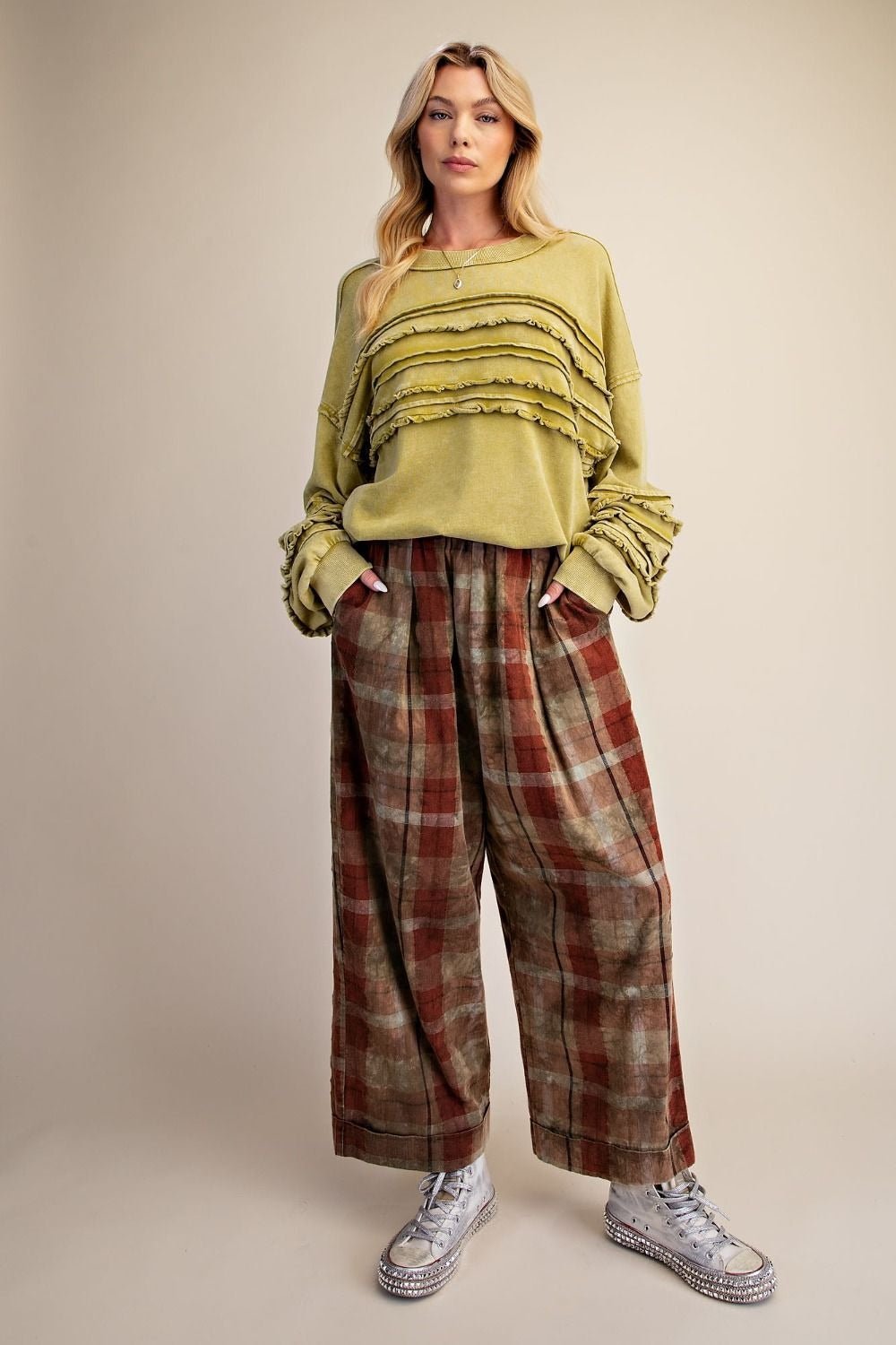 Better Days Washed Terry Knit Tunic - Westly
