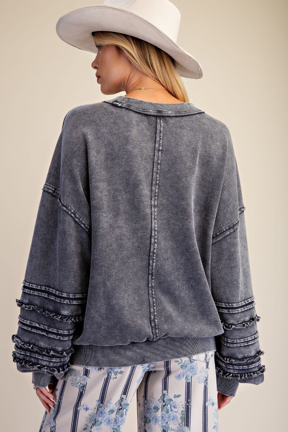 Better Days Washed Terry Knit Tunic - Westly