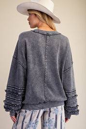 Better Days Washed Terry Knit Tunic - Westly