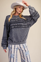 Better Days Washed Terry Knit Tunic - Westly